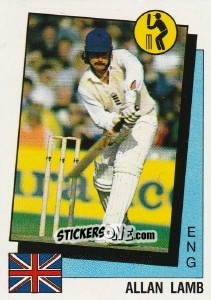Sticker Allan Lamb - Supersport 1987 n. 165 - Panini