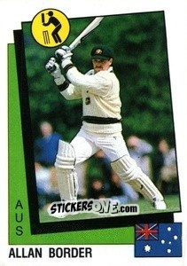 Sticker Allan Border - Supersport 1987 n. 168 - Panini