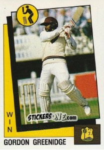 Sticker Gordon Greenidge - Supersport 1987 n. 170 - Panini
