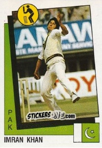 Sticker Imran Khan - Supersport 1987 n. 177 - Panini