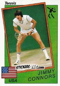 Sticker Jimmy Connors - Supersport 1987 n. 184 - Panini
