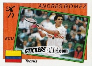 Sticker Andres Gomez - Supersport 1987 n. 188 - Panini
