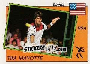 Sticker Tim Mayotte - Supersport 1987 n. 189 - Panini