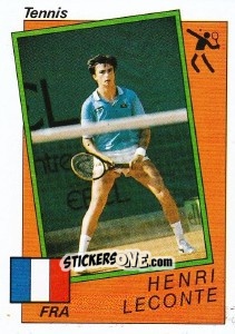 Sticker Henri Leconte - Supersport 1987 n. 190 - Panini