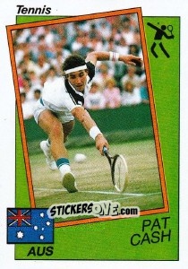 Sticker Pat Cash - Supersport 1987 n. 191 - Panini