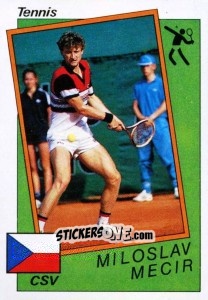 Sticker Miloslav Mecir - Supersport 1987 n. 192 - Panini