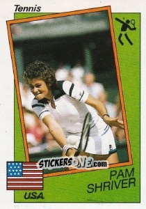 Sticker Pam Shriver - Supersport 1987 n. 193 - Panini