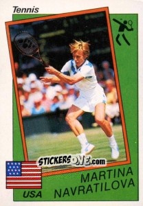 Sticker Martina Navratilova - Supersport 1987 n. 195 - Panini