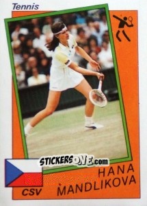 Sticker Hana Mandlikova - Supersport 1987 n. 197 - Panini