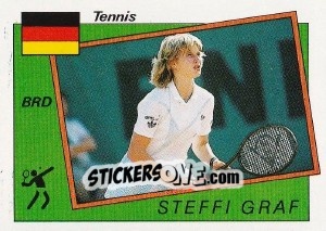 Sticker Steffi Graf - Supersport 1987 n. 198 - Panini