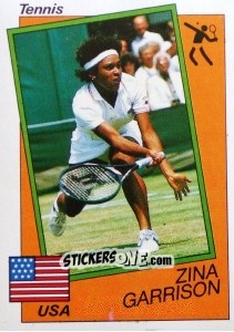 Sticker Zina Garrison - Supersport 1987 n. 199 - Panini