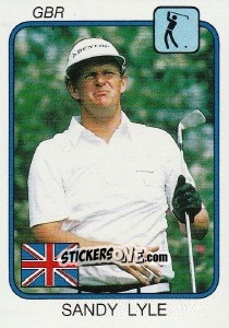 Sticker Sandy Lyle - Supersport 1987 n. 205 - Panini