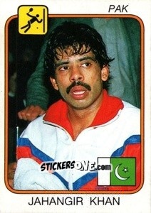 Sticker Jahangir Khan - Supersport 1987 n. 209 - Panini
