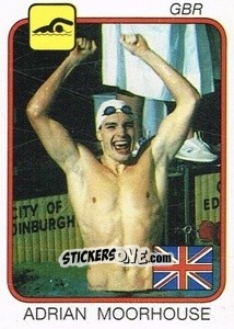 Sticker Adrian Moorhouse - Supersport 1987 n. 211 - Panini