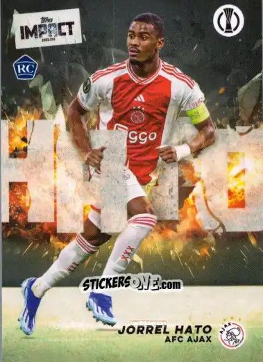 Sticker Jorrel Hato  - UEFA Club Competitions Impact 2024 n. 2 - Topps