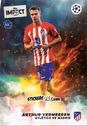 Sticker Arthur Vermeeren  - UEFA Club Competitions Impact 2024 n. 6 - Topps