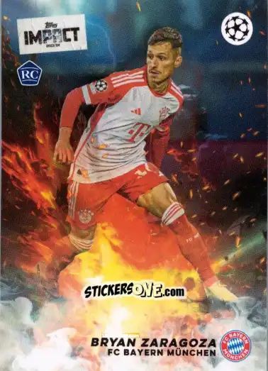 Sticker Bryan Zaragoza  - UEFA Club Competitions Impact 2024 n. 9 - Topps