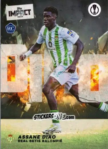 Sticker Assane Diao  - UEFA Club Competitions Impact 2024 n. 12 - Topps
