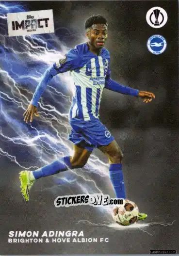 Sticker Simon Adingra  - UEFA Club Competitions Impact 2024 n. 16 - Topps