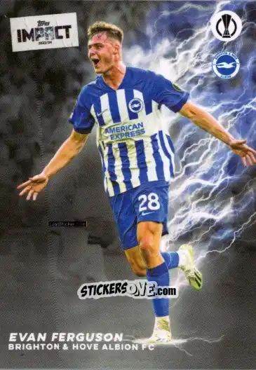 Sticker Evan Ferguson  - UEFA Club Competitions Impact 2024 n. 20 - Topps