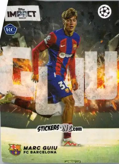 Sticker Marc Guiu  - UEFA Club Competitions Impact 2024 n. 24 - Topps