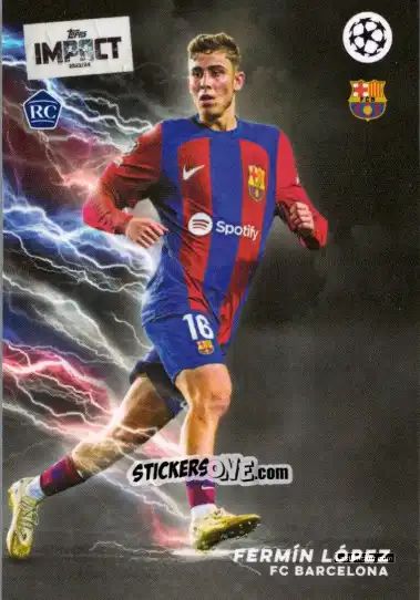 Sticker Fermín López  - UEFA Club Competitions Impact 2024 n. 27 - Topps