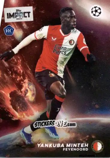 Sticker Yankuba Minteh  - UEFA Club Competitions Impact 2024 n. 30 - Topps