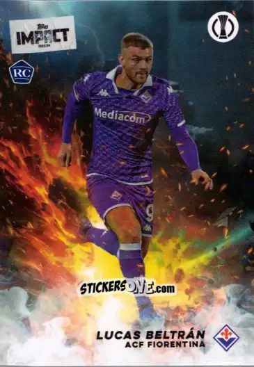 Sticker Lucas Beltrán  - UEFA Club Competitions Impact 2024 n. 32 - Topps