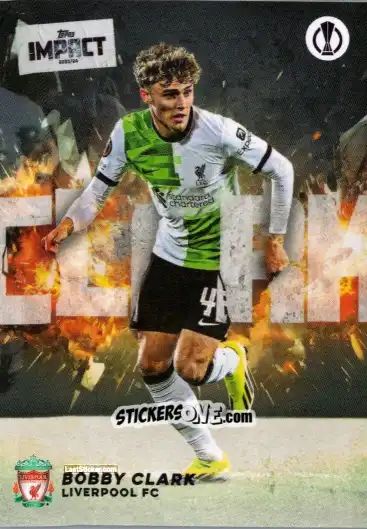 Sticker Bobby Clark  - UEFA Club Competitions Impact 2024 n. 37 - Topps