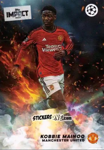 Sticker Kobbie Mainoo  - UEFA Club Competitions Impact 2024 n. 41 - Topps