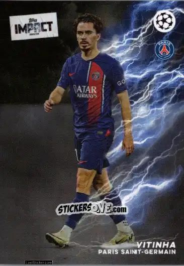 Sticker Vitinha  - UEFA Club Competitions Impact 2024 n. 49 - Topps