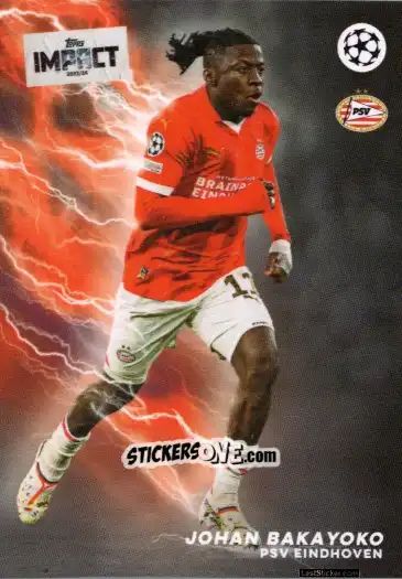 Sticker Johan Bakayoko  - UEFA Club Competitions Impact 2024 n. 53 - Topps
