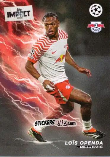 Sticker Loïs Openda  - UEFA Club Competitions Impact 2024 n. 56 - Topps