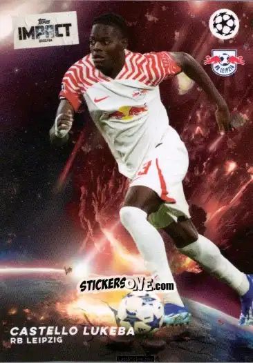 Sticker Castello Lukeba  - UEFA Club Competitions Impact 2024 n. 57 - Topps