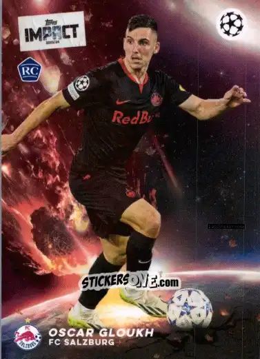 Sticker Oscar Gloukh - UEFA Club Competitions Impact 2024 n. 58 - Topps