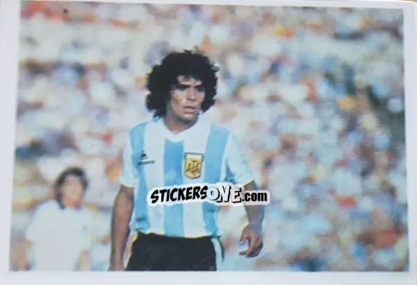Cromo Diego Armando Maradona - Stars im Stadion 1981-1982 n. 33 - Bergmann