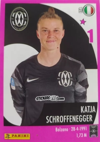 Figurina Katja Schroffenegger - Calciatrici 2024-2025 n. 7 - Panini