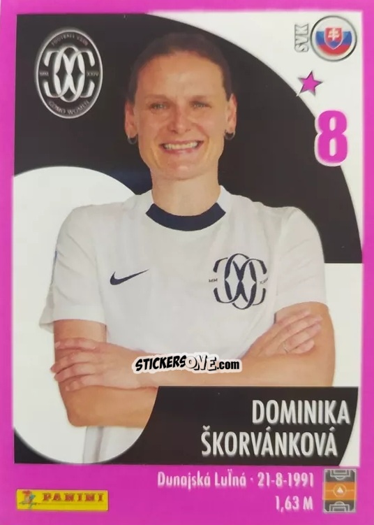 Figurina Dominika Skorvankova - Calciatrici 2024-2025 n. 25 - Panini