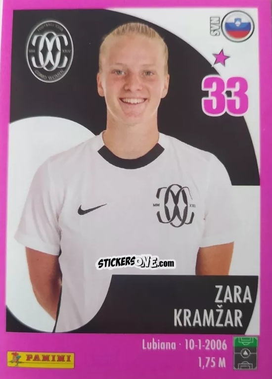 Sticker Zara Kramzar - Calciatrici 2024-2025 n. 30 - Panini