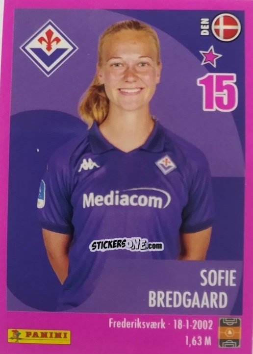 Sticker Sofie Bredgaard - Calciatrici 2024-2025 n. 43 - Panini