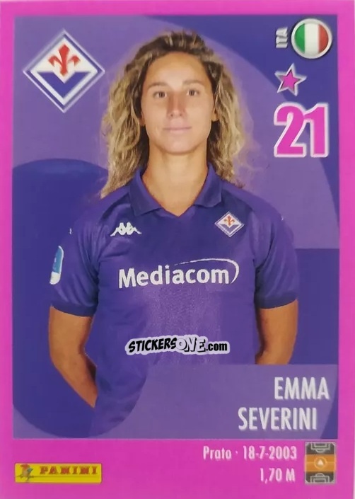Sticker Emma Severini - Calciatrici 2024-2025 n. 47 - Panini