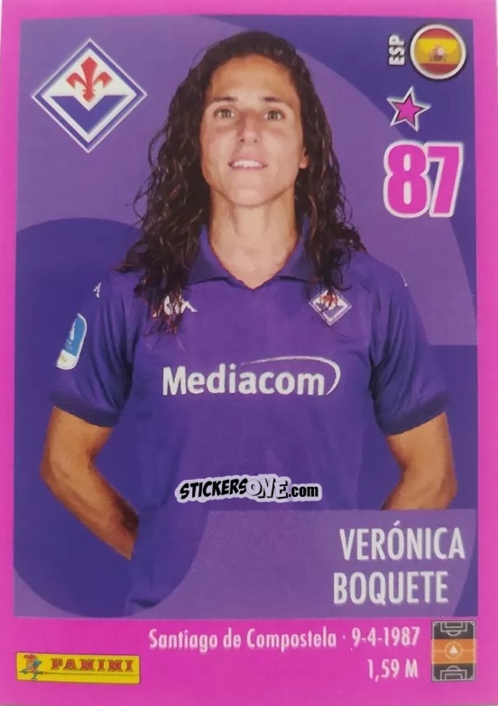 Cromo Veronica Boquete - Calciatrici 2024-2025 n. 51 - Panini