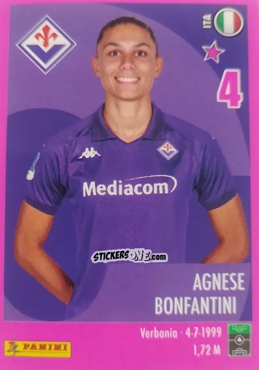 Sticker Agnese Bonfantini - Calciatrici 2024-2025 n. 52 - Panini