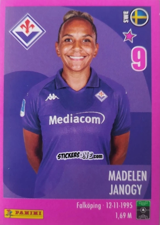 Sticker Madelen Janogy - Calciatrici 2024-2025 n. 54 - Panini