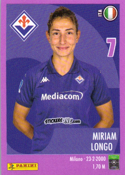 Sticker Miriam Longo - Calciatrici 2024-2025 n. 55 - Panini