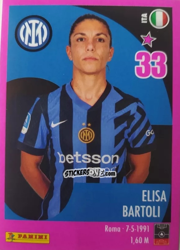 Cromo Elisa Bartoli - Calciatrici 2024-2025 n. 61 - Panini