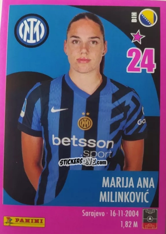 Figurina Marija Ana Milinkovic - Calciatrici 2024-2025 n. 67 - Panini