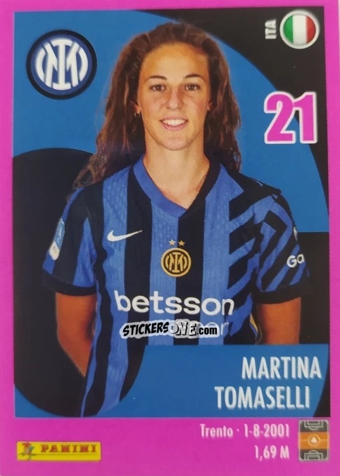 Figurina Martina Tomaselli - Calciatrici 2024-2025 n. 68 - Panini