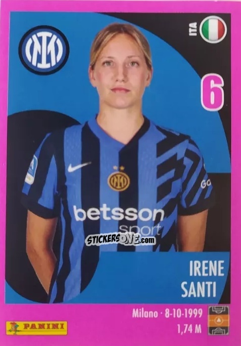 Figurina Irene Santi - Calciatrici 2024-2025 n. 71 - Panini