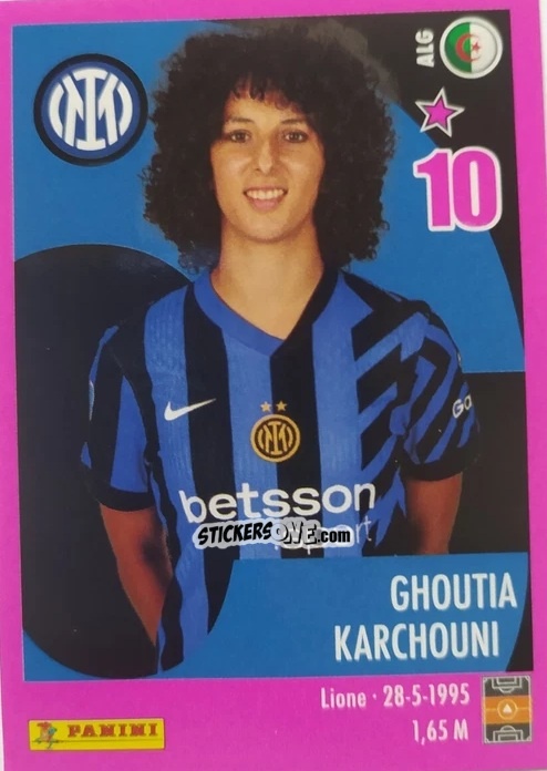 Figurina Ghoutia Karchouni - Calciatrici 2024-2025 n. 73 - Panini